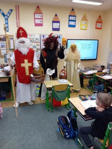 Mikuláš, anděl a čert